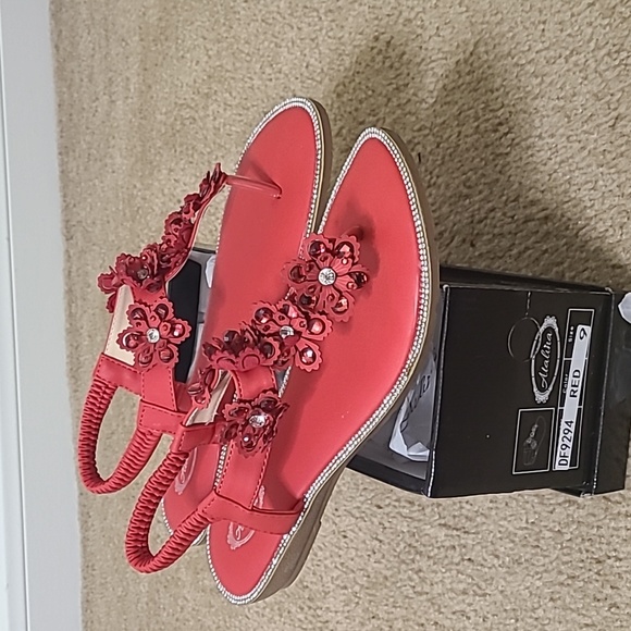 Atalina Rhinestone Sandals - Picture 4 of 5